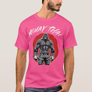Camiseta Boxeo Tailandés Y Gorila Muay Tailandés