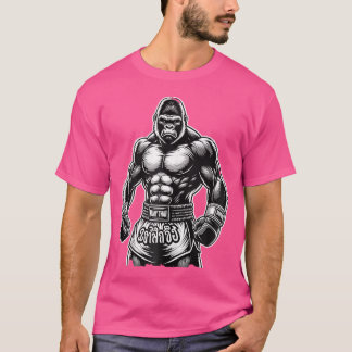 Camiseta Boxeo Tailandés Y Kickboxing Muay Gorila Tailandés