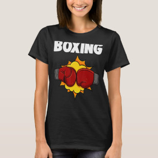 Camiseta Boxeo todo el día Mujeres Boxeo Glove Deportes Amo