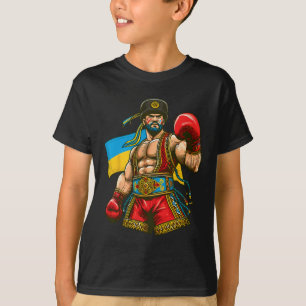 Camiseta Boxeo ucraniano bandera de Ucrania
