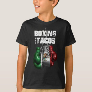 Camiseta Boxeo Y Tacos Divertidos En México