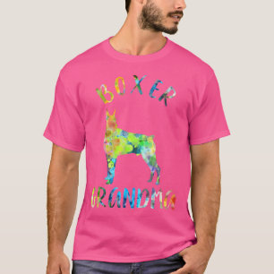 Camiseta Boxer Abuela Perro Abuela Funny Boxer Dueño