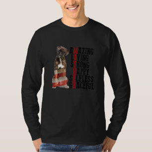 Camiseta Boxer Amazing Love Strong Happy Selfless Gracefu