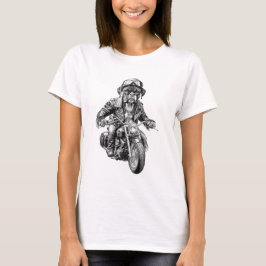 Camiseta Boxer Biker Dog