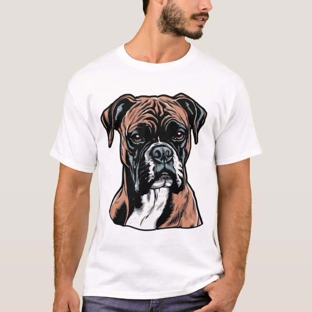 Camiseta Boxer Buddy Protección Humorosa (Anverso)