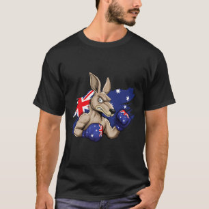 Camiseta Boxer canguro boxeo Bandera australiana amor austr