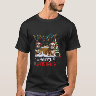Camiseta Boxer Christmas Tree Ilumina Decoraciones Perro Lo