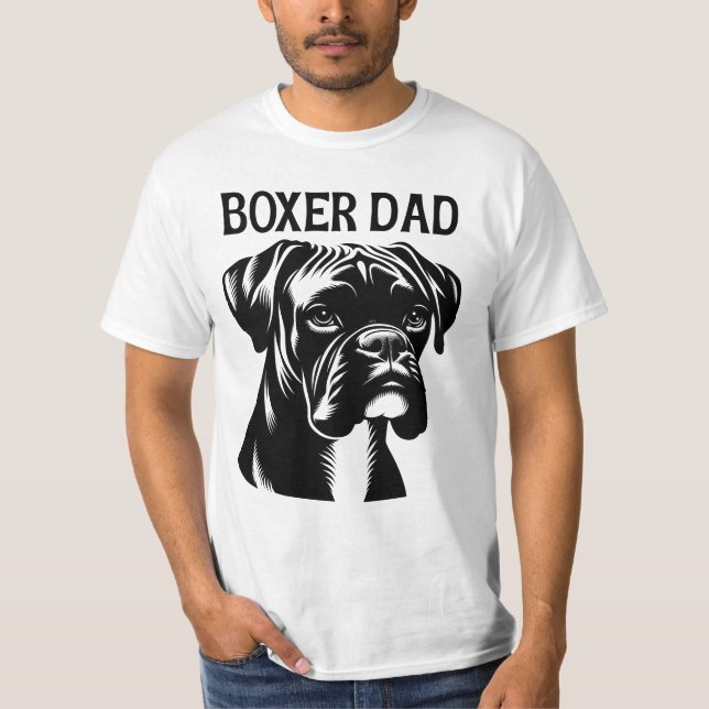 Camiseta Boxer Dad, Boxer Lovers (Anverso)