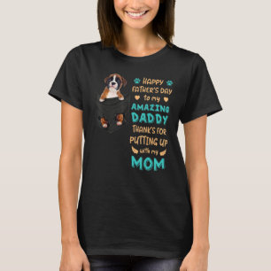 Camiseta Boxer Dad For Men Boxer Dog Father
