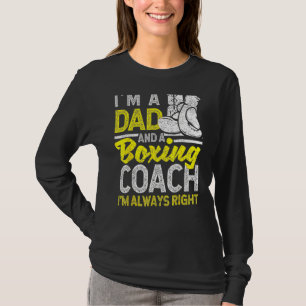 Camiseta Boxer Daddy entrenó a los padres el día en que soy