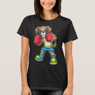 Camiseta Boxer De Boxer De Perro Boxeo De Guantes De Boxeo