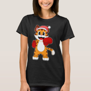 Camiseta Boxer de Navidad Tigre