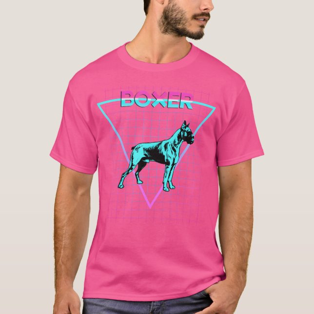 Camiseta Boxer de ondas sintéticas para perros Boxer (Anverso)