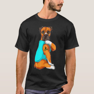 Camiseta Boxer de perro: Amo el día de la madre