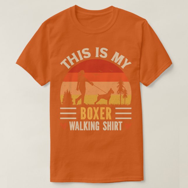 Camiseta Boxer Dog 4 (Diseño del anverso)