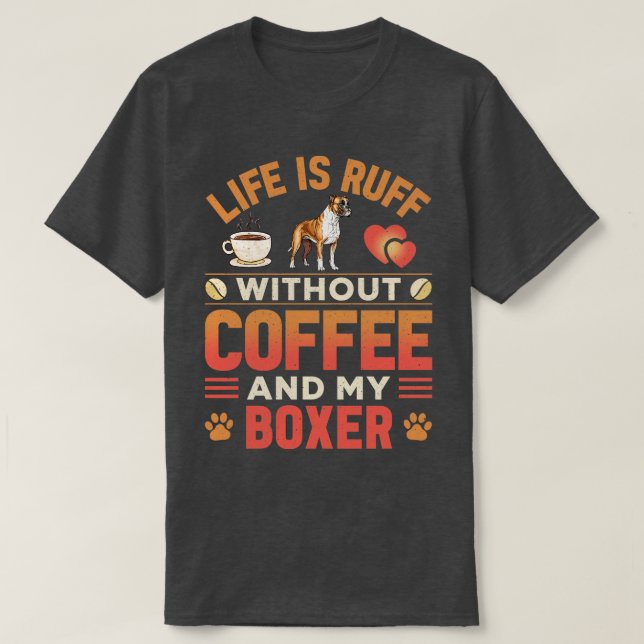 Camiseta Boxer Dog 6 (Diseño del anverso)