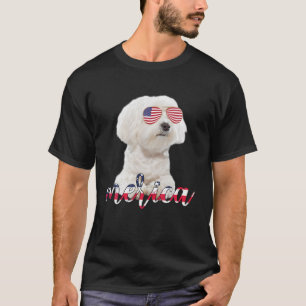 Camiseta Boxer Dog American USA Flag Merica 4 De Julio Perr