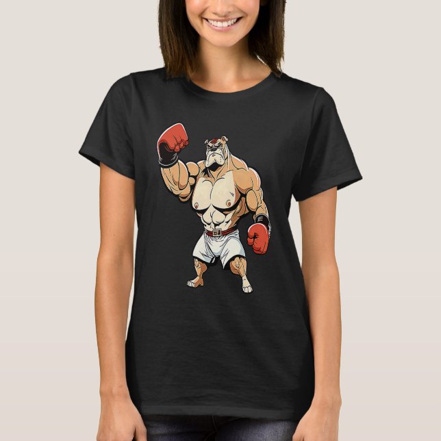 Camiseta Boxer Dog Boxing  1 (Anverso)