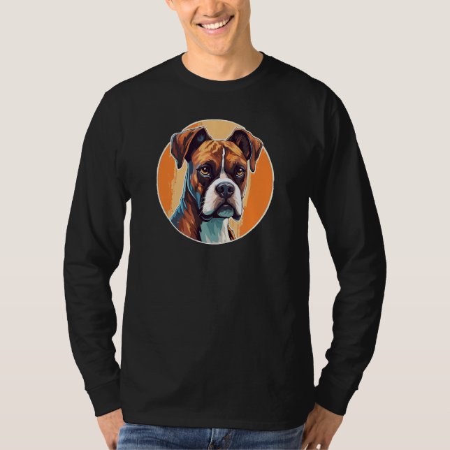 Camiseta Boxer Dog breed dog dad Dog Mom Boxer Dog accessor (Anverso)