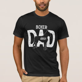 Camiseta Boxer Dog Dad Puppy
