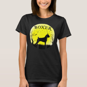 Camiseta Boxer Dog Halloween Pleno Murciélagos