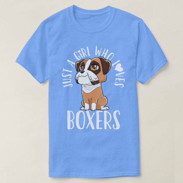 Camiseta Boxer Dog Lover Kawaii (Diseño del anverso)