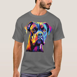 Camiseta Boxer Dog Premium de color acuático