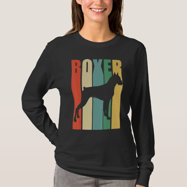 Camiseta Boxer Dog Retro (Anverso)