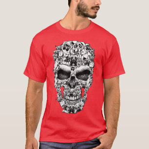 Camiseta Boxer Dog Skeleton Costume Halloween