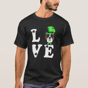 Camiseta Boxer Dog St Patricks Day Irlandés