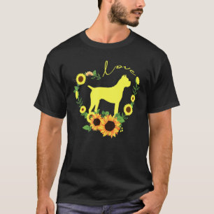 Camiseta Boxer Dog Sunflower He