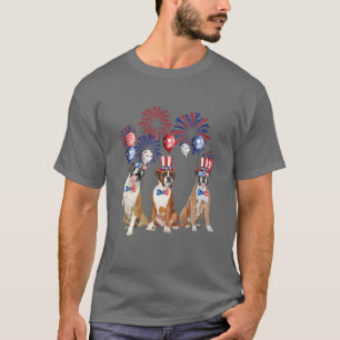 Camiseta Boxer Firework Gafas De Sol Perro Norteamericano 4