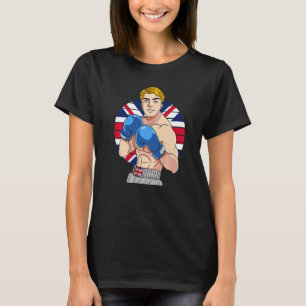 Camiseta Boxer inglés Bandera del Reino Unido Gran Bretaña