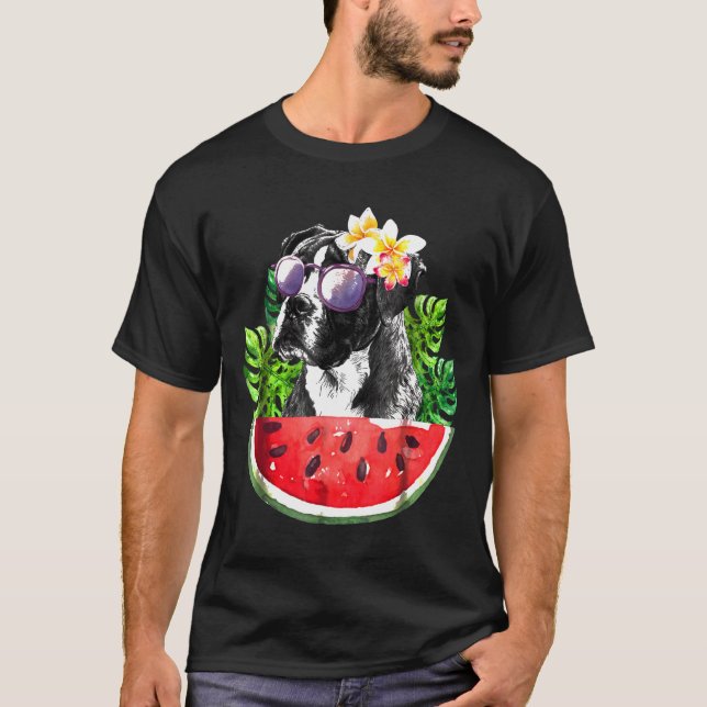 Camiseta Boxer Love Summer Watermelon Fruit (Anverso)