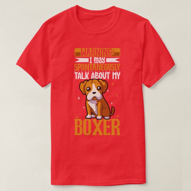 Camiseta Boxer lover (Diseño del anverso)