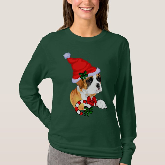 Camiseta Boxer Lovers Navidades Merry (Anverso)