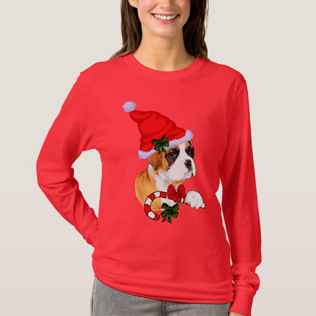 Camiseta Boxer Lovers Navidades Merry (Anverso)