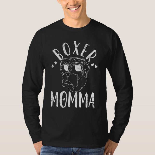 Camiseta Boxer mamá Perro (Anverso)
