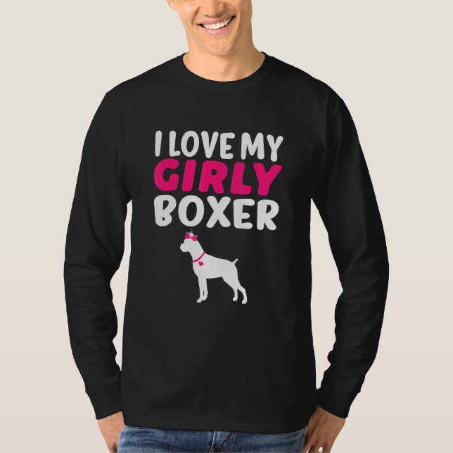 Camiseta Boxer Mascota Canina Chica Perro Perro Pupar Géner (Anverso)