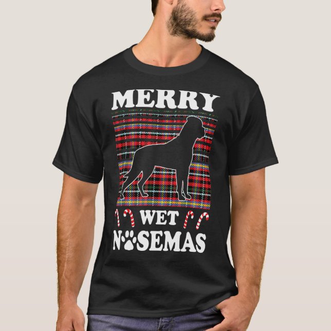 Camiseta Boxer Merry Wet Nosemas Navidades Boxer Dueño de P (Anverso)