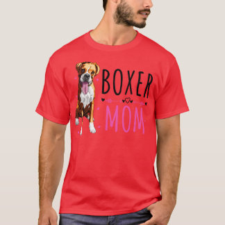 Camiseta Boxer Mom Cute Boxer Lover Dueño De Perro