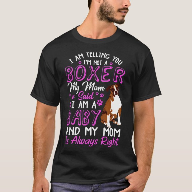 Camiseta Boxer Mom Dog (Anverso)