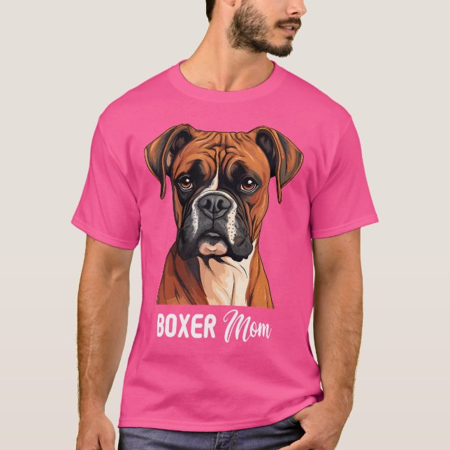 Camiseta Boxer Mom Dog Boxer (Anverso)