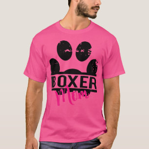 Camiseta Boxer Mom Tee Shirt - Regalo De Raza De Perro Para