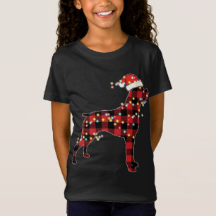 Camiseta Boxer Navidades de Perro Red Plaid Buffalo Pajamas