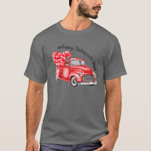 Camiseta Boxer On Heart Truck Happy Valentines Day Boxer Do