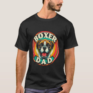 Camiseta Boxer Papá Divertido Perro Boxer Mascota Para Homb