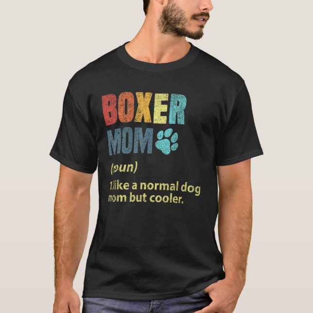 Camiseta Boxer Para Boxer Mom (Anverso)