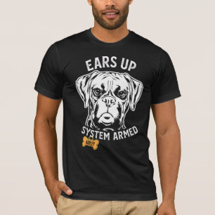 Camiseta Boxer perro grande armado