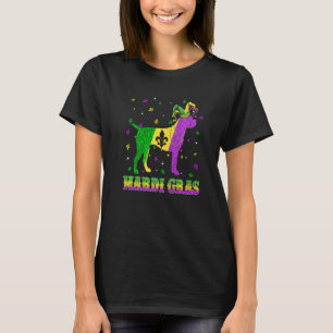 Camiseta Boxer Perro Mardi Gras Carnaval Bolas Jester Premi